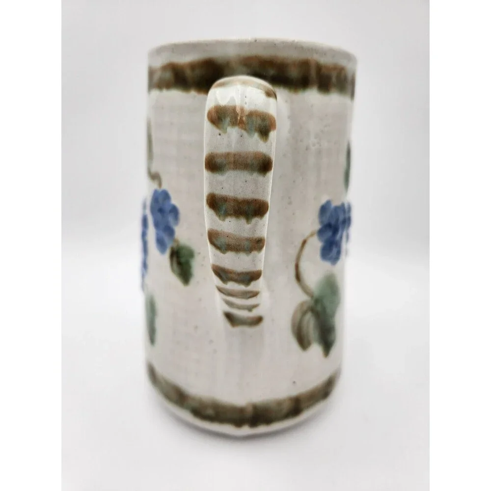 John B. Taylor Large Pitcher‎ Grapes Art Pottery Ceramic Grapevine - Picture 4 of 10